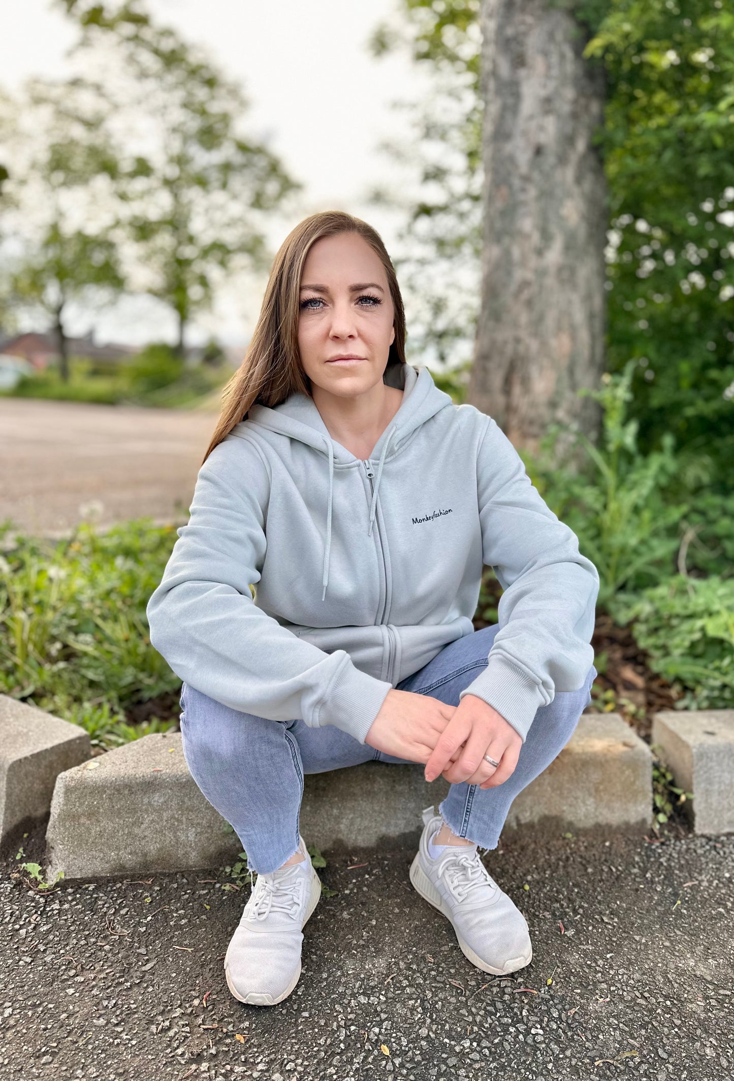 Damen Zip Hoodie MF