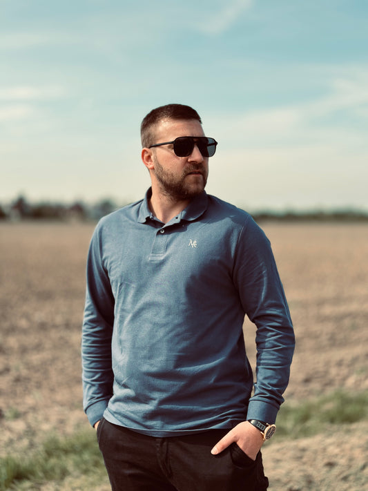 Herren Langarm Polo FM