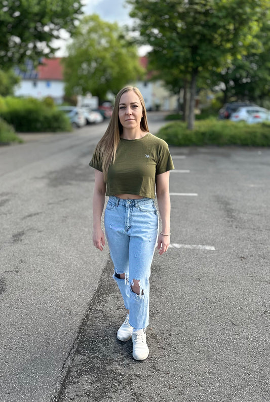 Damen Crop Top FM